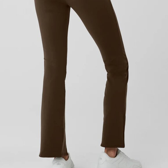 ALO Yoga Airbrush High-Waist 7/8 Flutter Legging, Espresso, XS, NWT - Picture 4 of 9